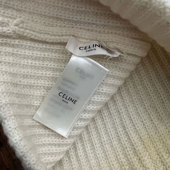 Celine wool beanie winter fall hat cap - Picture 12 of 14